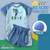 Maiô Duas Peças My World Little Fat Boy para Meninos, Conjunto de Natação de Verão Secagem Rápida Toque Refrescante Tamanho Plus com Touca e Óculos
