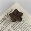 Pinza para el pelo pequeña de alta gama color café negro mate transfronteriza, simple para coleta alta, media coleta, pinza para el pelo pequeña para niños, accesorios para el pelo para mujer