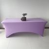 Juego de mesa elástico con todo incluido, mantel para hotel, boda, banquete, mesa, conjunto transfronterizo, color sólido, reunión, mantel largo, venta al por mayor