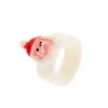 Anel de resina de desenho animado de Natal, moda feminina, personalidade, Papai Noel, árvore de Natal, alce, anel para dedo indicador, anel fofo