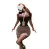 Lencería profundamente seductora, conjunto sexy de secretaria, falda bodycon coqueta de puro deseo uniforme, ropa de dormir atractiva qqny para mujer