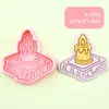 Serie de la Librería de Magia Fantasma Moldes para Galletas de Libro Mágico Moldes de Prensa de Dibujos Animados Galleta DIY Horneado de Simulación