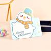 Nueva tarjeta de felicitación navideña, tarjeta de regalo de Acción de Gracias, tarjeta de Navidad, tarjeta de mensaje de bendición, fabricantes al por mayor, se pueden configurar