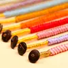 Cuerda Trenzada de Color Sólido con Lazos Abiertos para Llaveros y Accesorios de Bolsos DIY al por Mayor