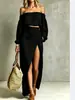 Site independente transfronteiriço europeu e americano 2026 AliExpress conjunto casual liso sem alças feminino