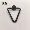 Colgante de Aleación Artesanal Vintage con Diamante Accesorios Decorativos para Puerta de Gabinete Cajón Botiquín Manija Triangular Simple Respaldo de Silla