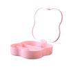 Espejo de Maquillaje de Gran Capacidad de Trébol de Cuatro Hojas Caja de Almacenamiento Portátil para Dormitorio de Estudiantes Espejo de Princesa para Escritorio en Casa