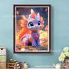 Nueva Pintura al Óleo de Pintura de Diamantes 5D Transfronteriza Dibujo Animado Dinosaurio Pintura Decorativa DIY/Pintura de Pedrería de Diamantes Cuadrados Amazon Blast