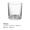 Vaso vacío de aromaterapia al por mayor, portavelas transparente, simple y grueso, recipiente de vidrio para velas casero.