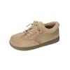 Sapatos de Pelúcia Waiwai Girl 886-5 Sapatos Retrô Birkenstock Sapatos de Algodão Quente Femininos Botas de Neve com Solado Grosso Inverno Feminino