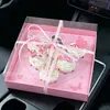 2026 Día de San Valentín Qixi Caja de Empaque para Cupcakes con Forma de Corazón Postre Decoración de Pastel para Pareja Confesión Topper