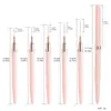 Set de pinceles para decoración de uñas en stock transfronterizo, directo de fábrica, pinceles para decoración de uñas, herramientas de silicona con cabeza redonda para decoración de uñas para manicuras de gel