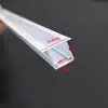 Caixa para fita de LED de luz dura com tampas de extremidade, coextrudada em duas cores, totalmente plástica, retardante de chamas, proporcionando emissão de luz uniforme, acessório de iluminação linear