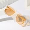 Gafas de sol de doble haz con montura grande, nuevas gafas de sol para hombre, montura moderna, gafas de conductor, gafas de sol anti-ultravioleta para mujer
