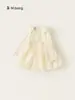 Vestido de Malla Princesa Bangxuan Huzhou Zhili para Niños Pequeños, Nuevo Vestido Formal de Primavera y Otoño, Vestido para Bebé Niña, Vestido para Niñas