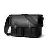 Bolso cruzado para hombre transfronterizo, bolso de hombro moderno estilo japonés, bolso de cuero de gran capacidad para negocios y uso diario, bolso de almacenamiento para distancias cortas