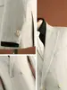 O terno masculino de duas peças com lapela entalhada é adequado para casamentos, festas, eventos de jantar, bailes de formatura e apresentações de palco.