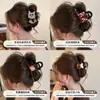 Presilha de cabelo marrom estilo francês para mulheres, moderna e versátil, com toque de luxo, presilha de tubarão, novo modelo 2026, acessório de cabelo tipo garra Maillard