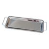 Estante Plegable de Acero Inoxidable para Piernas de Pollo con Bandeja Base, Parrilla Portátil de Acero Inoxidable 304 para Barbacoa