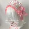 Diadema de Encaje Lolita Accesorios para el Cabello Lazo Negro Rosa Niña Accesorios Lolita Rosa y Blanco Kc