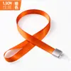 Lanyard con permiso de trabajo aleación de aluminio gancho transparente cuerda para insignia lanyard tarjeta de identificación de empleado se puede imprimir logo especial para exposiciones