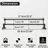 Ganchos de pared de doble fila para venta al por mayor de fabricantes para sala de estar, dormitorio, balcón y tienda de ropa