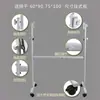 Suporte móvel grande para quadro branco, suporte oval de barra única/dupla para quadro branco/preto, suporte reforçado, estrutura de quadro branco, design flip-top