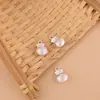 Colgante de Flor de Loto Fuzi Chapado en Plata Colgante de Abalorios Hecho a Mano para DIY Material para Pulseras Pendientes Accesorios Colgante de Campana Adornos Colgantes