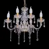 Lustre de cristal vintage estilo europeu, luxuoso e simples, adequado para sala de estar, sala de jantar, quarto, bar, hotel, salão de banquetes e villa