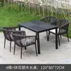 Juegos de sillas de ratán al por mayor para ocio interior y exterior, mesas y sillas de ratán tejidas para patio, juegos de mesa de centro para balcones al aire libre, mesas y sillas para uso doméstico