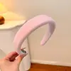 Cor Dopamina Aro de Cabelo de Aba Larga para Mulheres Topo Craniano Alto Pressão Cartão de Cabelo Verão Doce Bonito Faixa de Cabelo Acessórios de Cabelo com Sensação Avançada