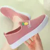 Zapatos de Salón Individuales de Moda para Mujer, Zapatos Blancos, Zapatos Nuevos de Tela para Primavera y Otoño, Zapatos de Lona para Mujer, Zapatos para Estudiantes, Zapatos Casuales Versátiles para Mujer
