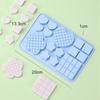 Molde de silicona con forma de flor de amor para decoración de dulces, chocolate, pasteles, gofres, molde para hornear DIY