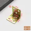 Suporte de canto em aço inoxidável 90 graus fixador de ângulo reto peça reta ferro angular em forma de L suporte de triângulo conector de suporte de prateleira