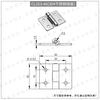 Colección de Bisagras de Acero Inoxidable 304 para Puertas de Madera, Puertas de Gabinetes Industriales, Bisagras Plegables Engrosadas, Bisagras Plegables de Apertura Plana, Venta al por Mayor de Hojas Sueltas