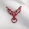 Llavero Forma Especial de Cola de Sirena Metal Material Ecológico Pintura Galvanizada Joyería Colgante Accesorios Muñeca