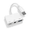 Adaptador OTG es Adecuado para Apple Tipo C y Android Tres en Uno Convertidores para Conectar Teclado, Ratón y Computadora USB 3.0
