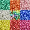 Cuentas de Barril 6*9mm Efecto Perlado Pony Beads Agujero Grande Trenza de Cabello Sucio Cuentas Trenzadas Pulsera de Cuentas Sueltas Accesorios para Joyería DIY