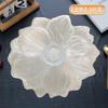 Mantel Individual Antideslizante para el Hogar de Alto Valor Lujo Ligero para Escritorio Posavasos de PVC Estilo Nacional Forma de Flor Uso Repetido Aislamiento Térmico Mantel de Mesa