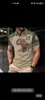 Comercio exterior transfronterizo europeo y americano patrón digital 3D para hombre solapa botón manga larga moda masculina polo estación independiente
