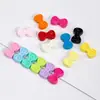 Dulce Linda Chica Corazón Lazo Nudo DIY Cuentas de Agujero Recto Llavero Cadena de Teléfono Collar Accesorios para Bolsos Venta al por Mayor