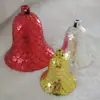 Decoraciones para árbol de Navidad colgante plástico electrochapado piña reloj multi-tamaño campana pequeña suministros de Navidad decoración