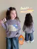 Suéter para Niña Otoño e Invierno 2025 Nuevo Estilo Moda Infantil Cálido Ropa de Invierno Moda Bebé Invierno Engrosado Tejido Superior