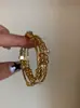 Pulseira de pérolas com contas de diamante brilhantes em estilo vintage, pulseira estilo feriado, acessório empilhável de alta qualidade para o dia a dia para meninas da moda