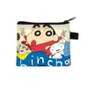 Nuevo Monedero de Dibujos Animados Crayon Shin-Chan para Estudiantes Hombres y Mujeres Bolsa de Almacenamiento de Poliéster Bolsa de Almacenamiento Personalizada de Moda Venta al por Mayor Caliente