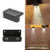 Luzes Solares para Escadas de Pátio, Postes de Rua, Luzes Guia para Jardim Doméstico e Varanda, Luzes de Degrau, Luzes de Cerca, Luzes de Atmosfera para Exterior