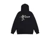 Comercio Exterior Dropshipping Marca Europea y Americana Nueva Tendencia Estampado de Letras Sudadera Unisex con Capucha Abierta