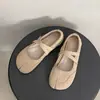 Zapatos de Salón Planos Retro de Boca Baja 2026 Nuevo Estilo Cómodos Suela Suave Puntera Dividida Zapatos de Mujer Mary Jane Moda Banda Elástica
