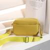 Bolso bandolera de moda transfronterizo para mujer, patrón de lichi, color sólido, PU, mochila bandolera, bolso bandolera de axila, venta al por mayor