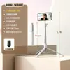 Palo Selfie Teléfono Móvil Control Remoto Bluetooth Anti-Vibración Trípode Retráctil de Piso para Exterior Portátil Transmisión en Vivo Artefacto para Fotos
